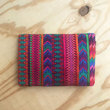 Load image into Gallery viewer, Embroidered Clutch Purse with Fringe Accents