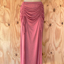 Load image into Gallery viewer, High Slit Eucalyptus Maxi Skirt with Cinch Detail (Available in 5 colors)