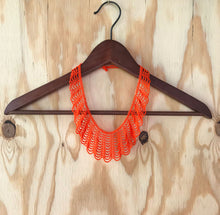 Load image into Gallery viewer, FLOR Orange Beaded Necklace