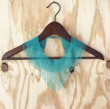 Load image into Gallery viewer, GUERRERA Turqioise Beaded Fringe Necklace