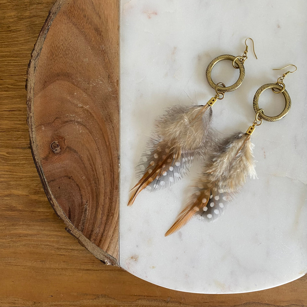 Cruelty Free Feather Earrings