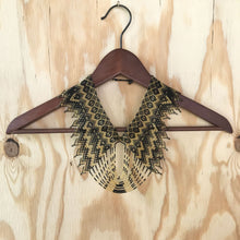 Load image into Gallery viewer, AVE Black &amp; Gold Beaded Collar Necklace
